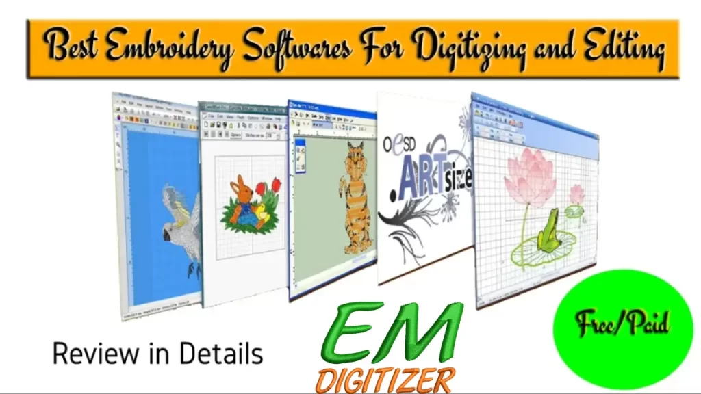 8 Best Embroidery Software For Digitizing & Editing, Free & Paid