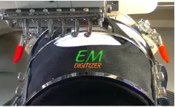 Embroidering The Back Of Hats with Machine