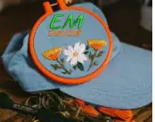 Hat Embroidery with Hand