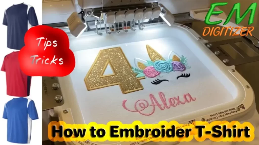 How to Embroider T-Shirt with tips and tricks