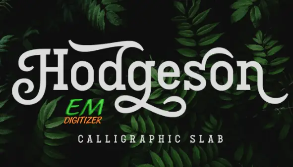 Hodgeson: Lastra calligrafica