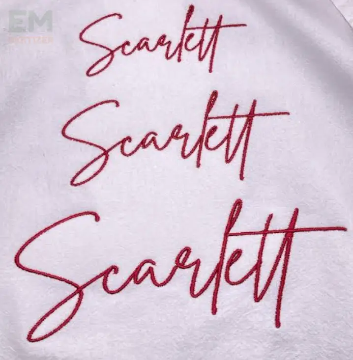 Scarlett Script Font