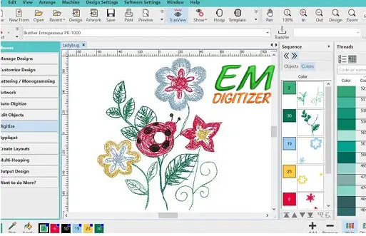 Using Hatch Embroidery Software