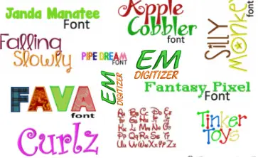 What Are Embroidery Fonts?