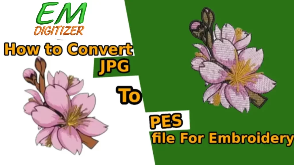 Как конвертировать JPG в файл PES для вышивки