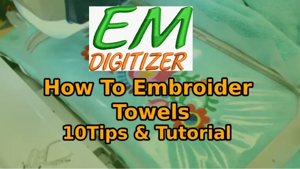 Comment broder une serviette - 10Conseils Tutoriel