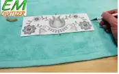 Make your own towel and mark the design