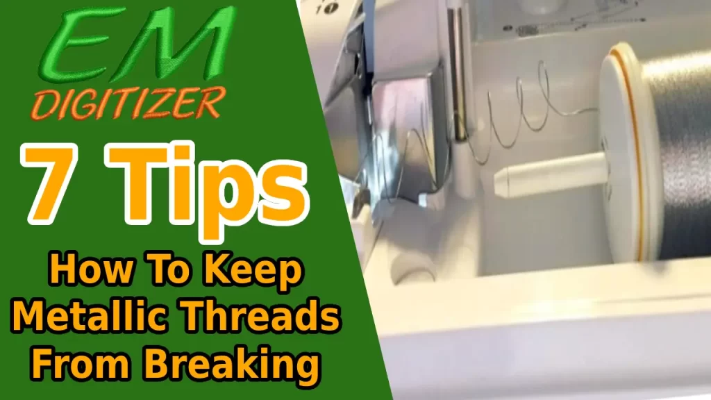 7 Tipps - So verhindern Sie, dass Metallfäden brechen