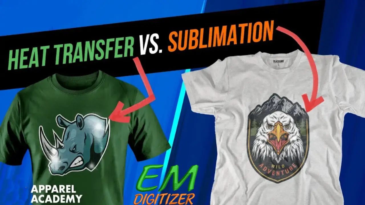 Transferencia de calor vs. Sublimación, impresión de camisetas y más