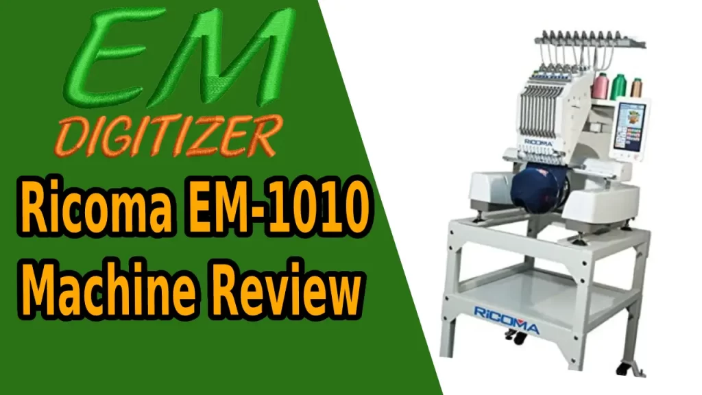 Ricoma EM-1010 Maschinentest