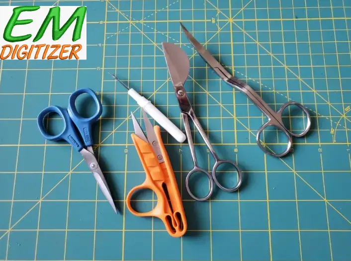 Embroidery Scissors that Trim Jump Stitches Well