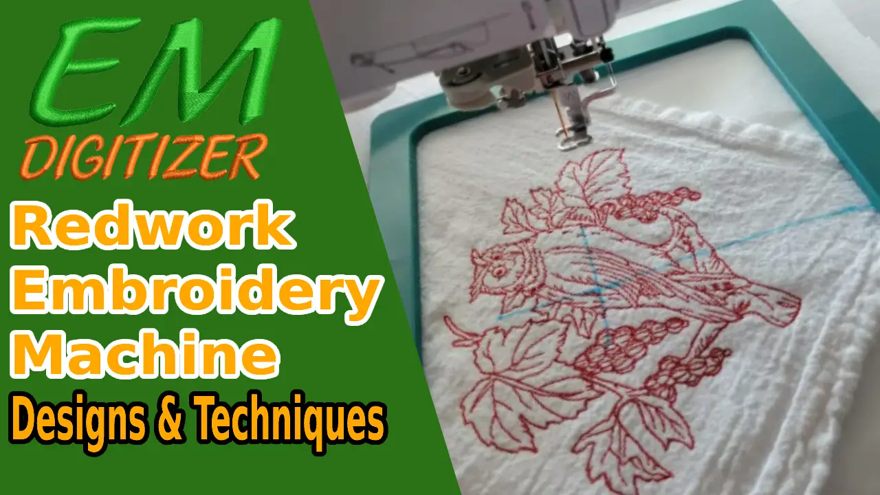 Redwork Embroidery Machine Designs & Techniques
