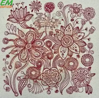 Redwork Machine Embroidery Designs