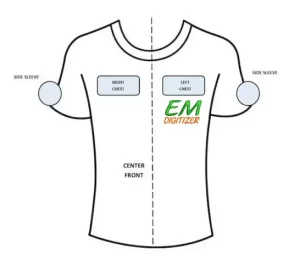 Complete Guides About Embroidery Placement On Shirts