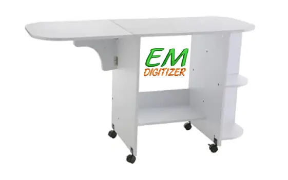 Southern Enterprises Expandable Rolling Embroidery Machine Table