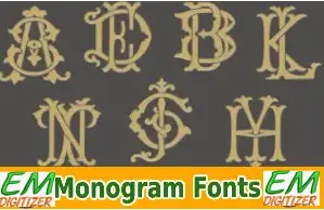 Monogramming Fonts
