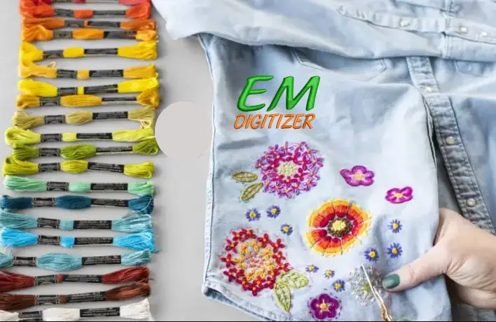 What are the types of embroidered clothes?