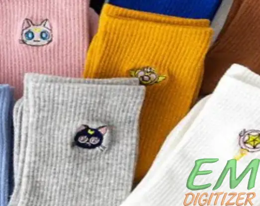 Socks Embroidery