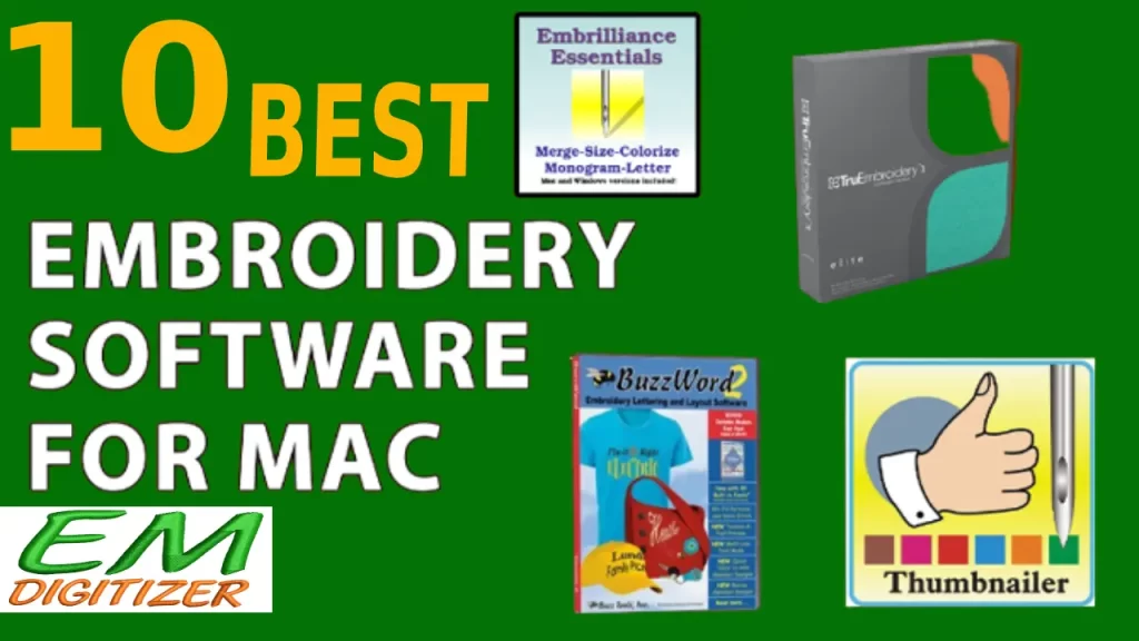 Parte superior 10 Software de bordado para MAC - ventajas & Contras