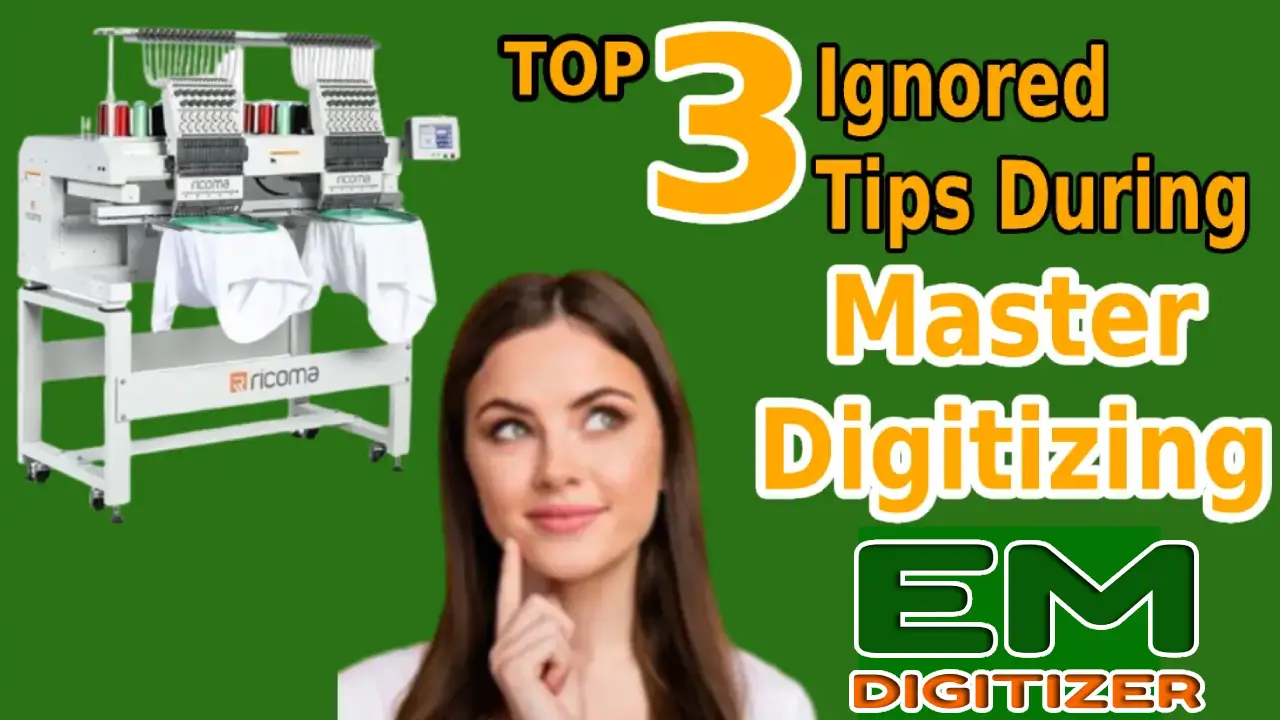 Top 3 Ignored Tips During Master Digitizing For Embroidery Designs