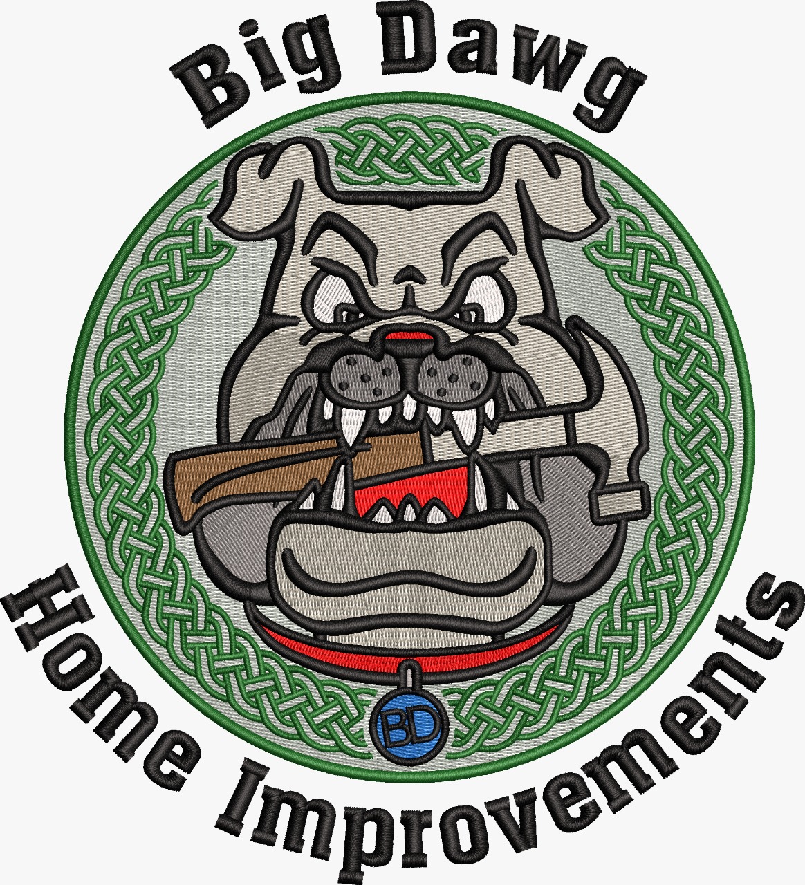 Dawg embroidery design - customer embroidery