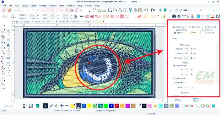 Assigning Stitch Properties