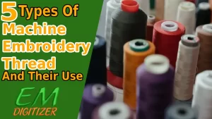 5 видов ниток для машинной вышивки и их использование