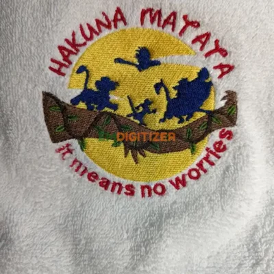Digitizing Embroidery Sample