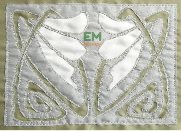 Applique broderie VS applique inversée