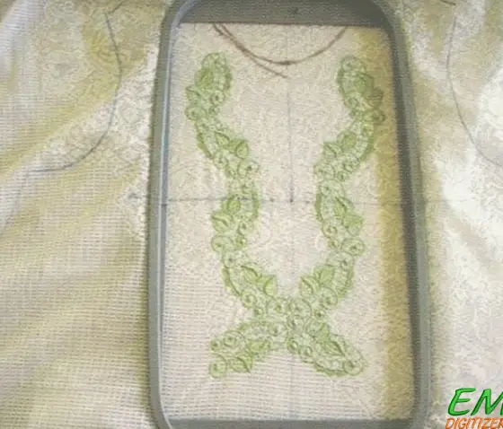 Hoop Your Machine Embroidered Lace Design