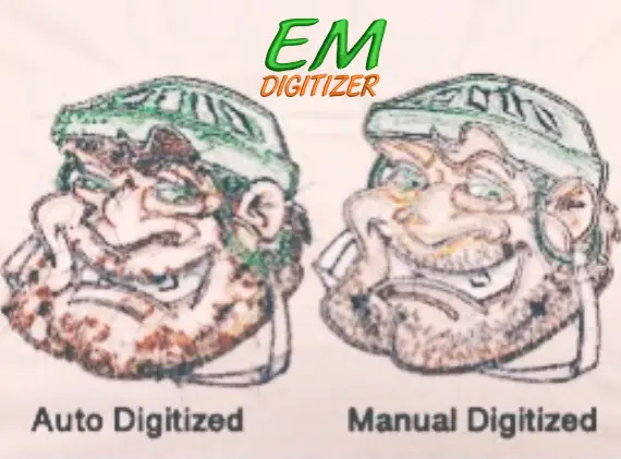 Manuelle Digitalisierungssoftware für Stickereien