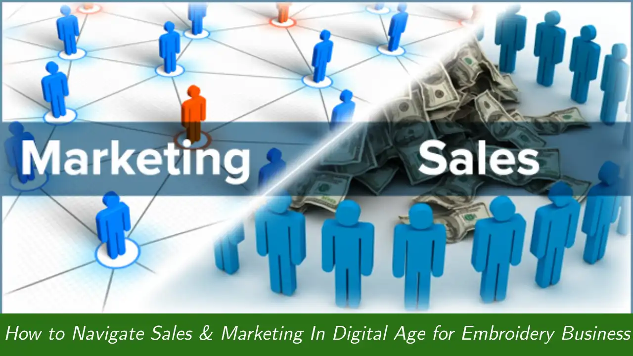 Naviga nelle vendite e nel marketing nell'era digitale nel settore del ricamo