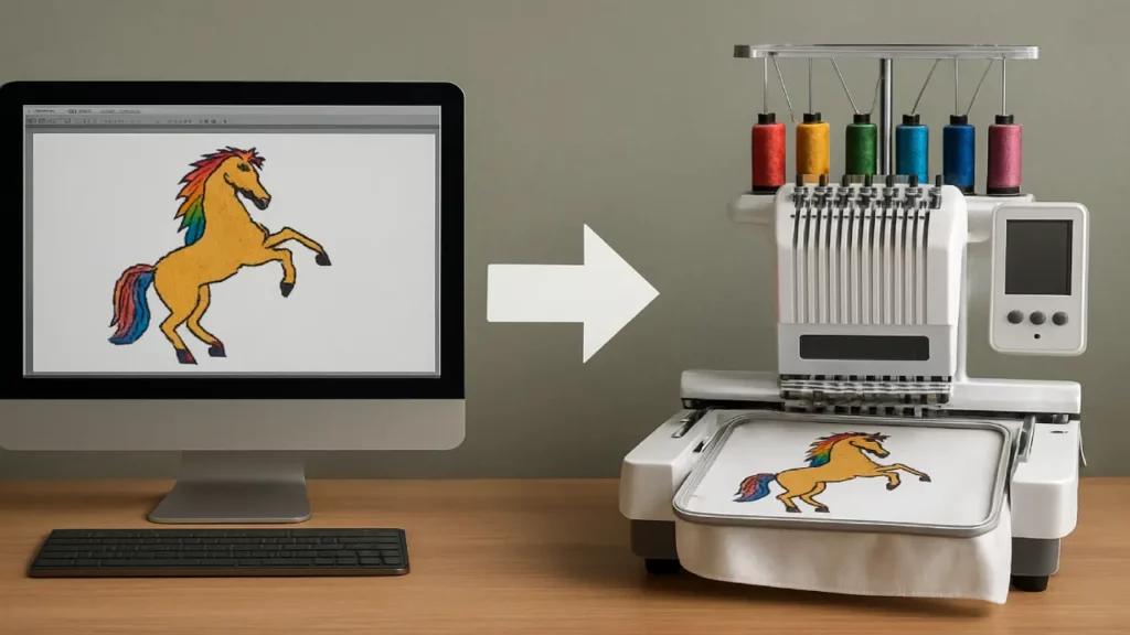 Transfer Embroidery Designs from Computer To Embroidery Machine - Complete Tutorial