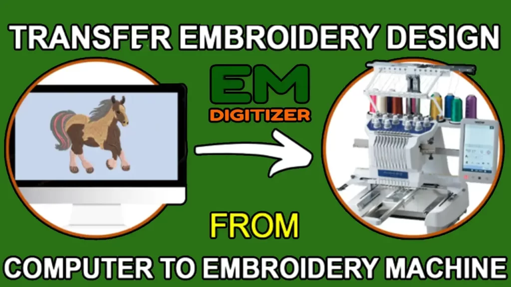 Transfer Embroidery Designs from Computer To Embroidery Machine - Complete Tutorial