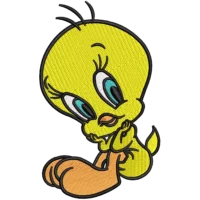 Tweety Bird embroidery design