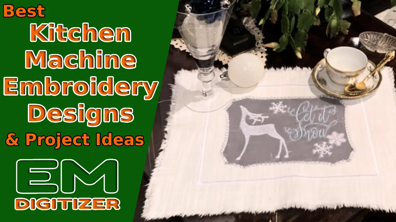 Best Kitchen Machine Embroidery Designs & Project Ideas