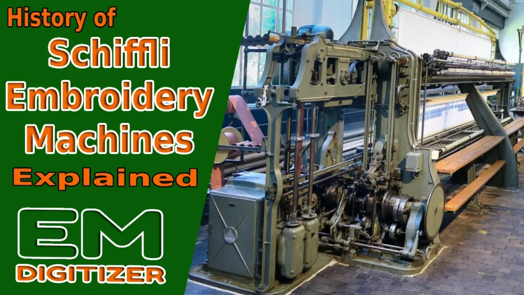 Historia de las máquinas de bordar Schiffli - Explicado