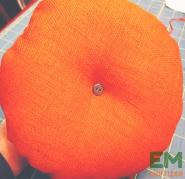 Make Sections Of Embroidered Pumpkin