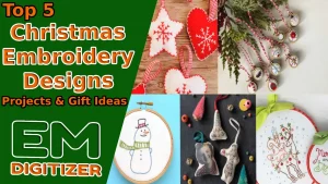 Los 5 mejores diseños, proyectos e ideas de regalos de bordado navideño