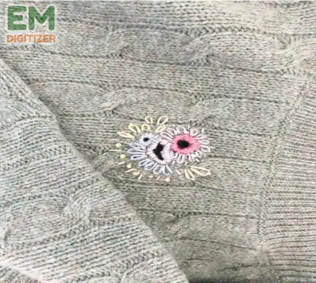 Use Of Embroidery To Fix Holes In Woven Fabric