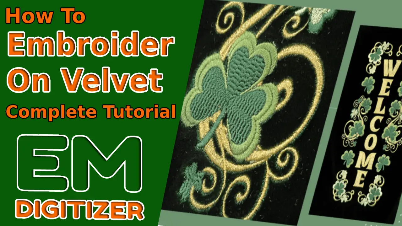How To Embroider On Velvet - Complete Tutorial