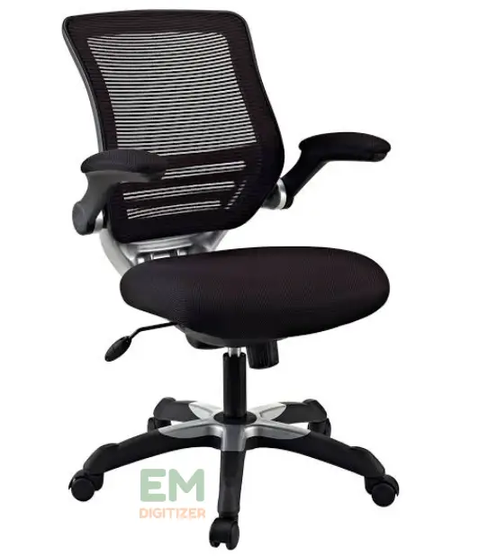 Modway Edge Mesh Back and Leatherette Seat Office Chair