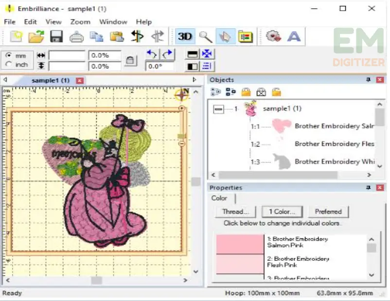 Format de broderie PES