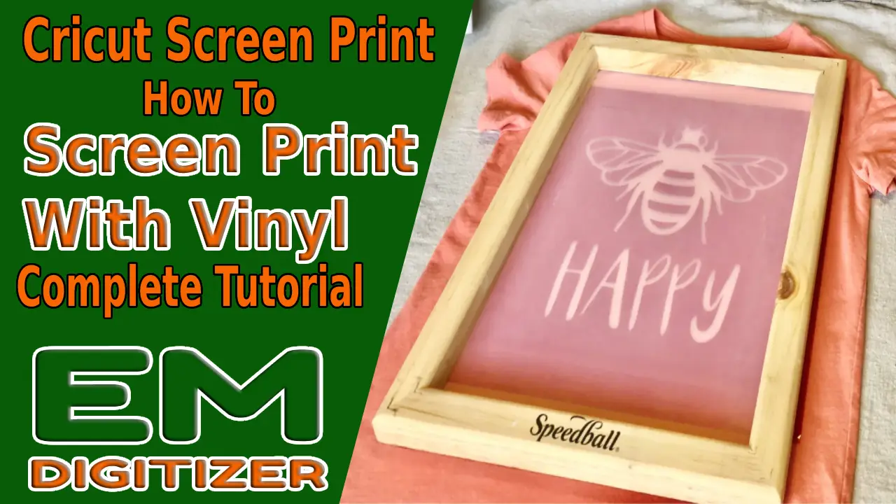 Cricut Screen Print - How To Screen Print With Vinyl - Complete Tutorial