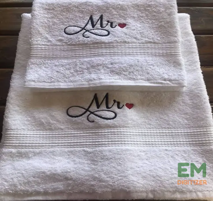 Embroidered Towels With Monograms