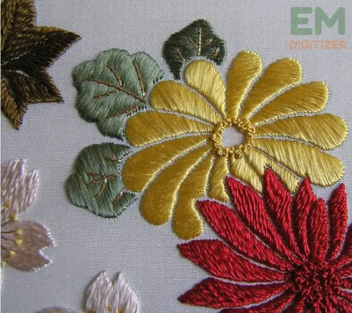 Satin Stitch Embroidery