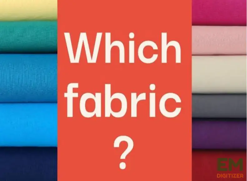 Types Of Fabrics Suitable For Small Embroidery Fonts