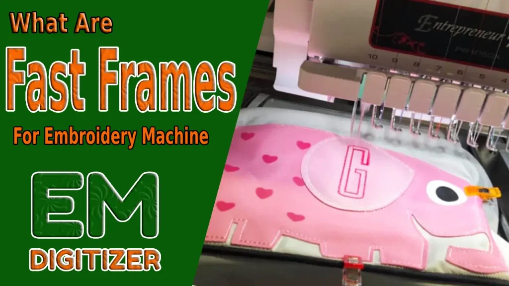 ¿Qué son los marcos rápidos para la máquina de bordar?