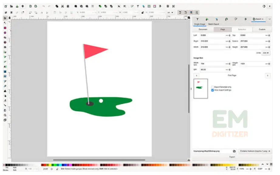 Convert SVG To Embroidery File Using Inkstitch And Inkscape