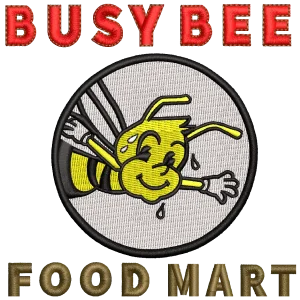 Mercado de alimentos de abejas ocupadas